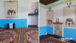 نمای اتاق اقامتگاه بوم گردی خان قالان - همدان - روستای سراب